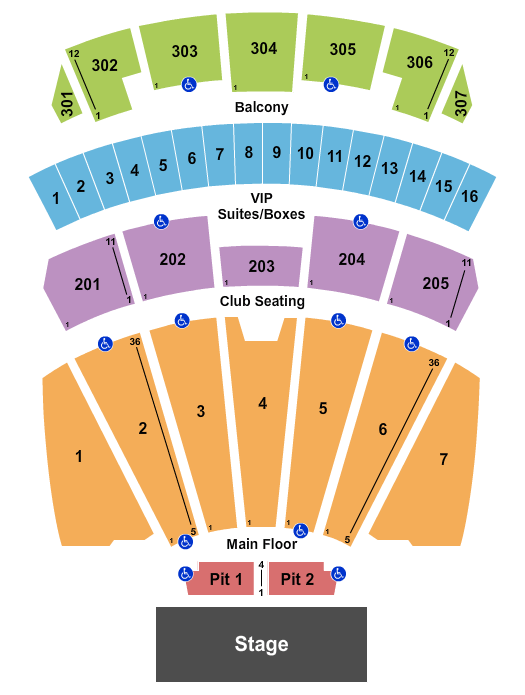 Arizona Federal Theatre Seating Chart