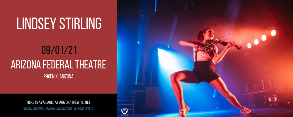Lindsey Stirling at Arizona Federal Theatre tickets Lindsey Stirling at Arizona Federal Theatre