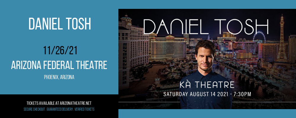 Daniel Tosh at Arizona Federal Theatre tickets Daniel Tosh at Arizona Federal Theatre