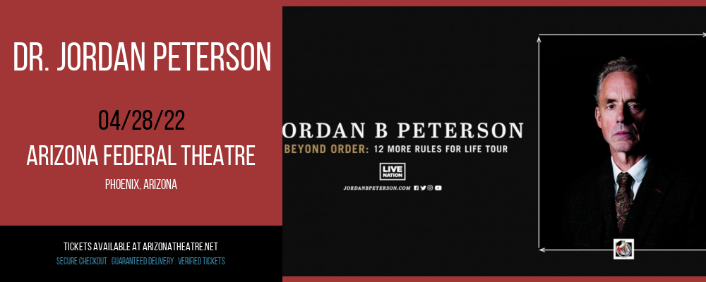 Dr. Jordan Peterson at Arizona Federal Theatre