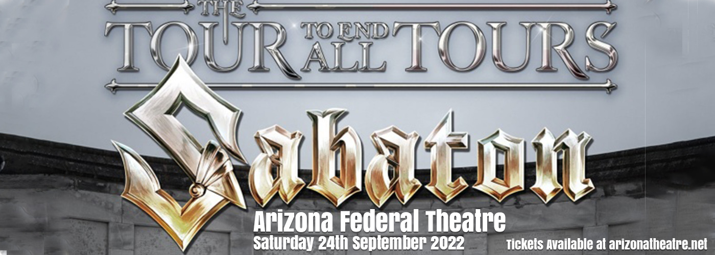 Sabaton at Arizona Federal Theatre tickets Sabaton at Arizona Federal Theatre