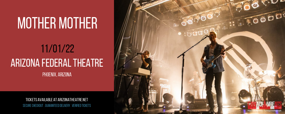 Mother Mother at Arizona Federal Theatre tickets Mother Mother at Arizona Federal Theatre