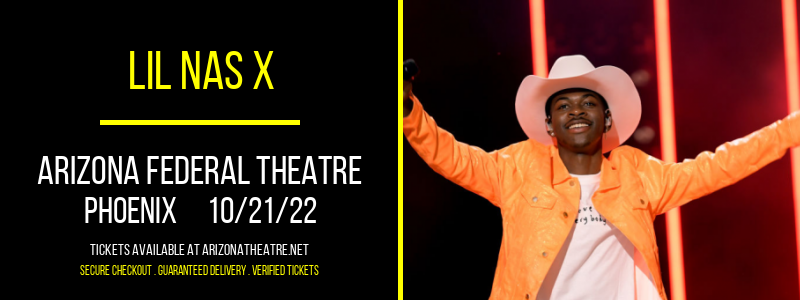 Lil Nas X at Arizona Federal Theatre tickets Lil Nas X at Arizona Federal Theatre