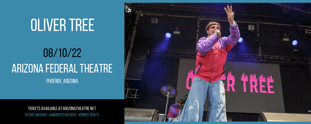 Oliver Tree at Arizona Federal Theatre tickets Oliver Tree at Arizona Federal Theatre