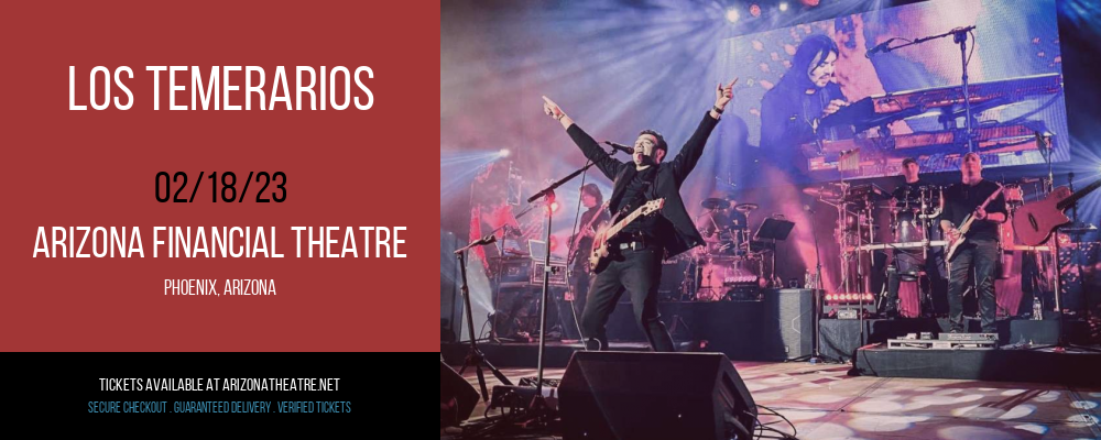 Los Temerarios at Arizona Federal Theatre tickets Los Temerarios at Arizona Federal Theatre