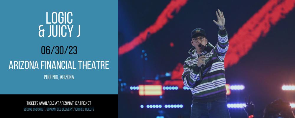 Logic & Juicy J at Arizona Federal Theatre tickets Logic & Juicy J at Arizona Federal Theatre