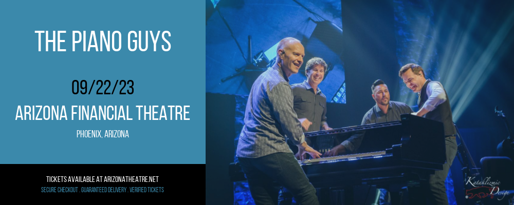 The Piano Guys at Arizona Federal Theatre tickets The Piano Guys at Arizona Federal Theatre