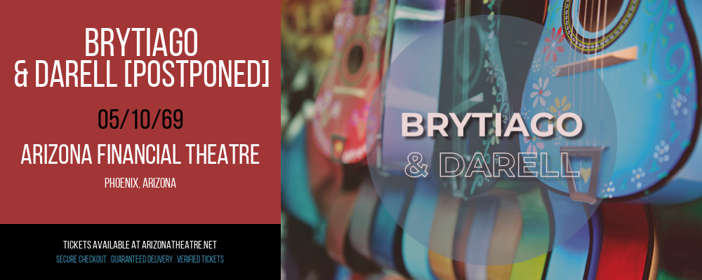 Brytiago & Darell [CANCELLED] at Arizona Federal Theatre