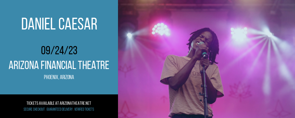 Daniel Caesar at Arizona Federal Theatre tickets Daniel Caesar at Arizona Federal Theatre