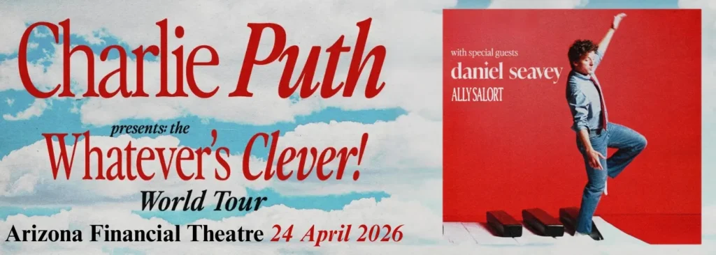 Charlie Puth at Arizona Financial Theatre