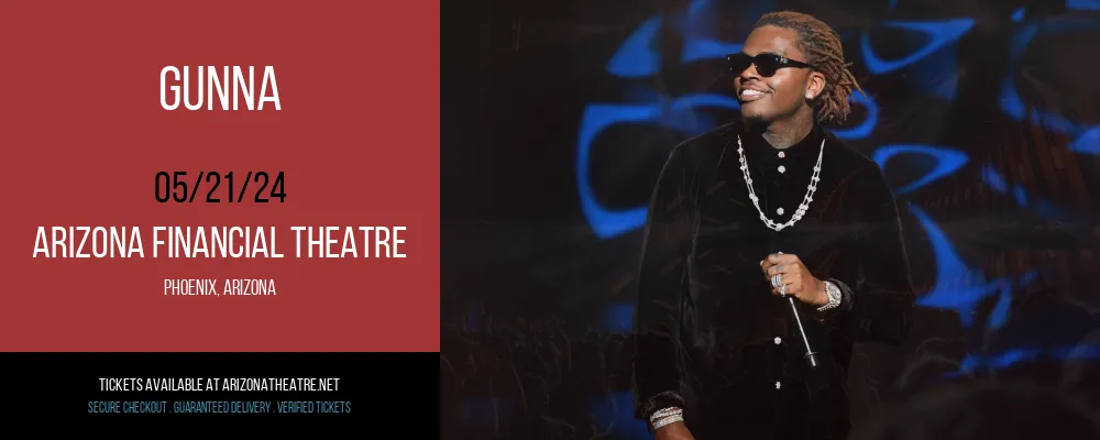 Gunna at Arizona Financial Theatre